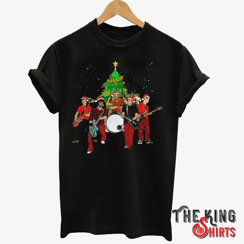 Foo Fighters Christmas Tree T Shirt For Unisex